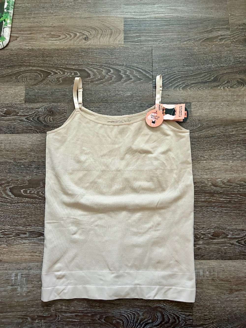 Shapermint All Day Every Day Scoop Neck Cami NWT Sz 3XL Nude color